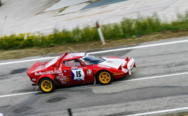 San Marino: 2010 09 01 Rally serbest etkinlik Klasik Lancia Stratos Ralli Aracı Hillclimb 'de. Yüksek kalite fotoğraf