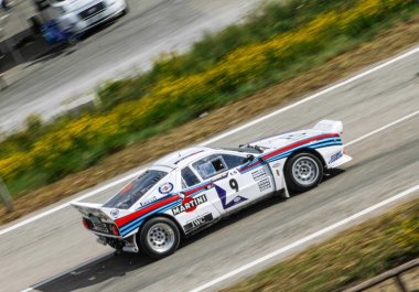 San Marino: 2010 09 01 Rally serbest etkinliği Martini Lancia 037 ralli otomobil grubu B Action. Yüksek kalite fotoğraf