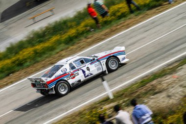 San Marino: 2010 09 01 Rally serbest etkinliği Martini Lancia 037 ralli otomobil grubu B Action. Yüksek kalite fotoğraf