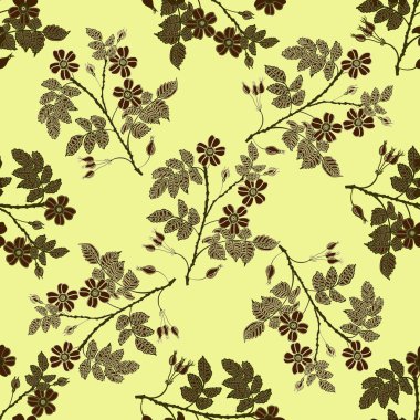 Bej briar, brier desen