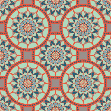 Etnik süslemeli kusursuz desen.