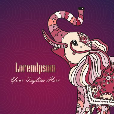 stilize fantezi fil desenli