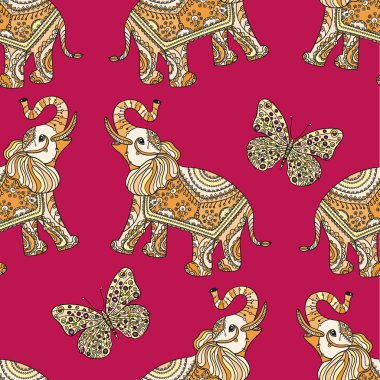 stilize fantezi fil desenli