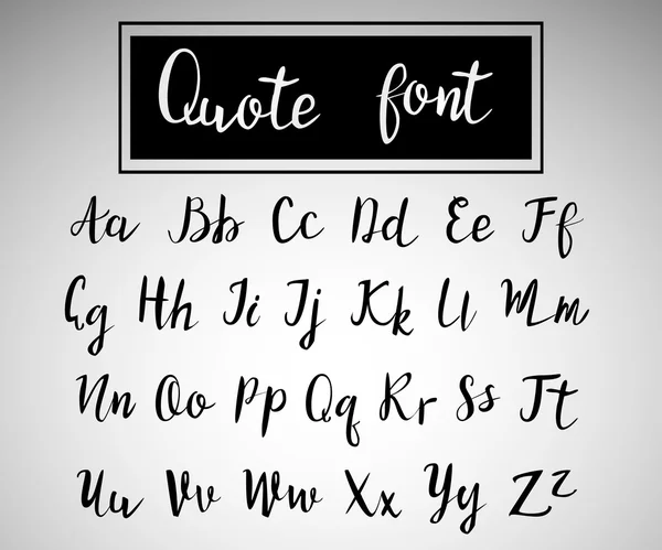 Handgezeichnete moderne Schrift, Ziffernschrift — Stockvektor