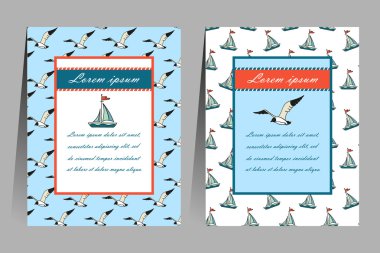 Deniz afiş ve el ilanları.