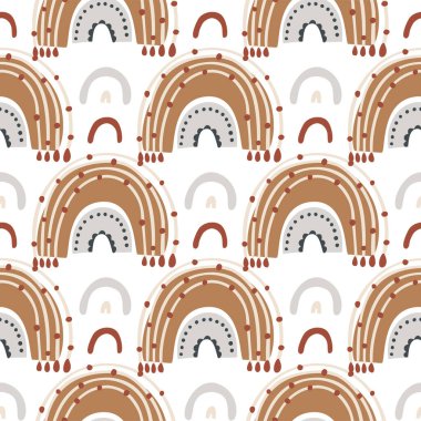 Bohem vektör gökkuşağı deseni.