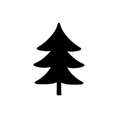 Noel ağacı süsü, tatil illüstrasyonu, kış selamlama vektörü sembolü.