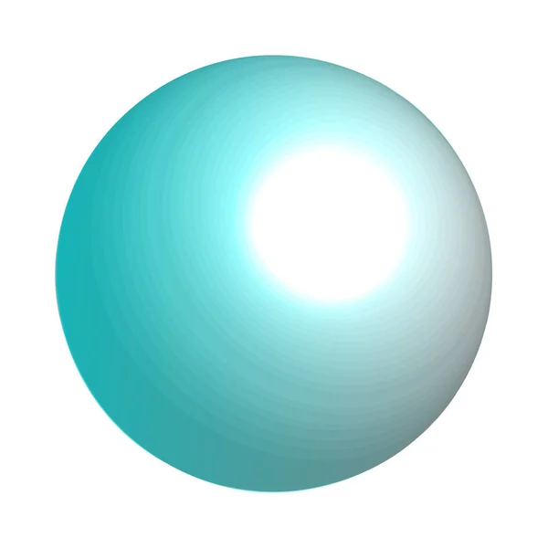 Gradient réaliste forme géométrique, élément vectoriel moderne. Balle d'ellipse de mouvement holographique dynamique 3D. — Image vectorielle
