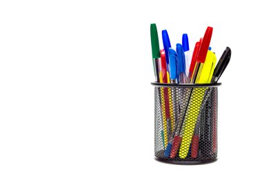 Kalem ve siyah tutucu kalem kalemler için