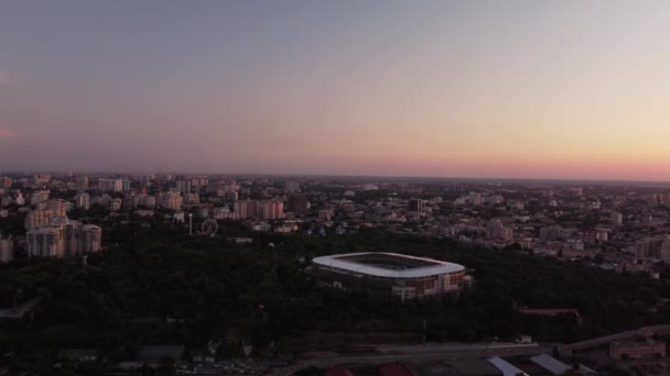 Tarde Odessa desde el helicóptero. — Vídeo de stock