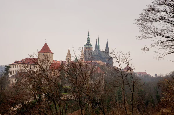 Castello di Praga Mattina — Foto Stock