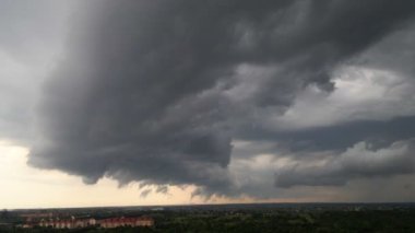 bulutlu fırtına bulutları