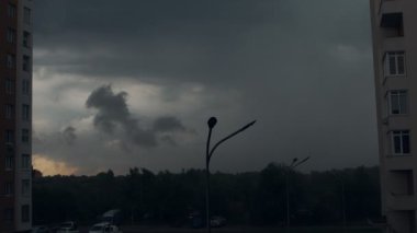 bulutlu fırtına bulutları