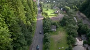 seyahat konsepti bebek çekim yolda takip takip araba