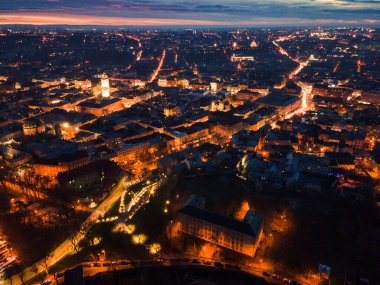 Avrupa kenti kopyalama alanının hava görüntüsü