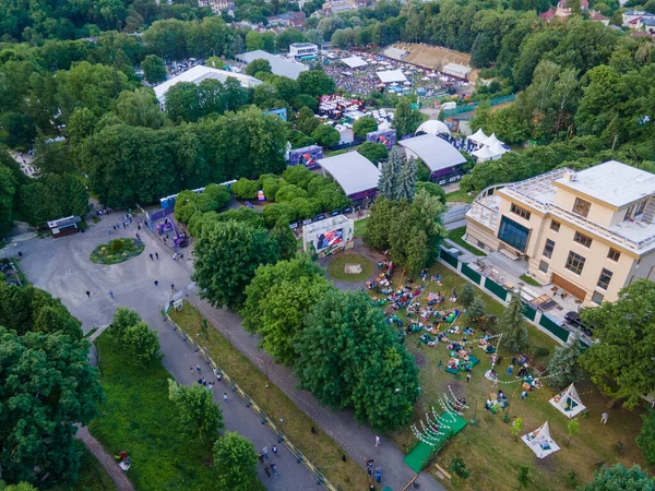 Lviv Ukraine Juni 2021 Blick Von Oben Auf Die Sommerzeit — Stockfoto