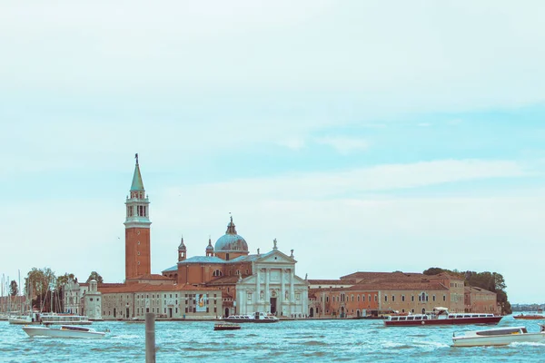 San Giorgio Maggiore Kilisesi Nin Meşhur Teknesinin Manzarası — Stok fotoğraf