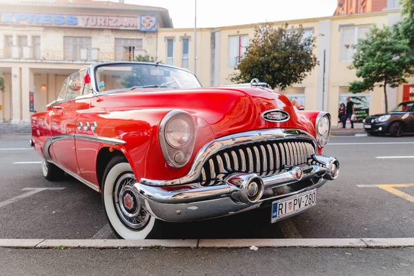 Opatija Croacia Junio 2019 Viejo Automóvil Retro Americano Buick — Foto de Stock