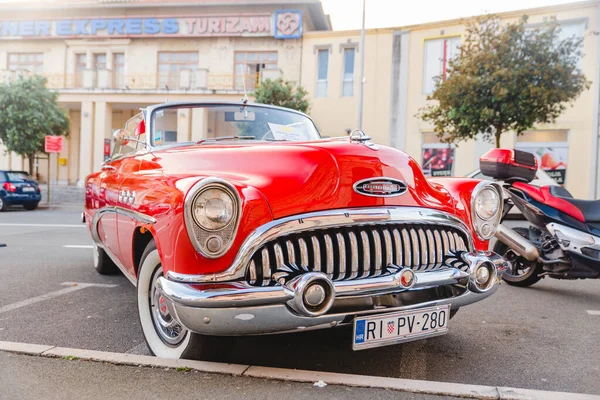 Opatija Croacia Junio 2019 Viejo Automóvil Retro Americano Buick — Foto de Stock