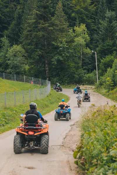 Atv Viaje Extremo Fuera Del Concepto Carretera — Foto de Stock