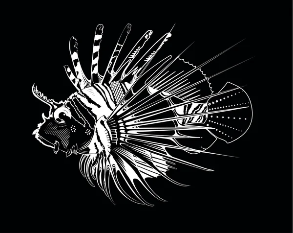 Tropik balıklar. Vektör illüstrasyonu