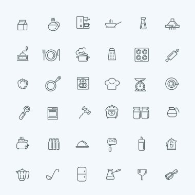 simge koleksiyonu - mutfak araçları ve gereçleri