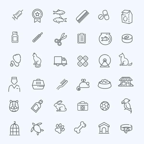 Anahat web Icon set - evde beslenen hayvan, veteriner, evde beslenen hayvan dükkan