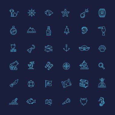 Korsanlar Icons set