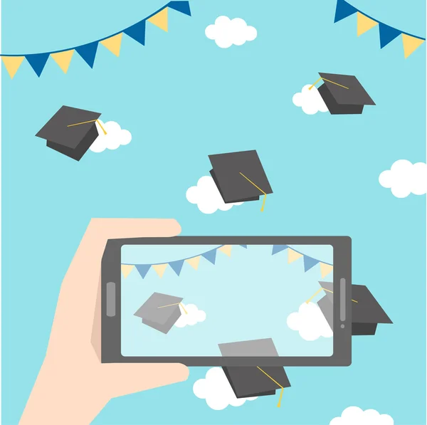smartphone ile mezuniyet kutlamaları