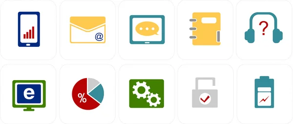 6 basit Icon set