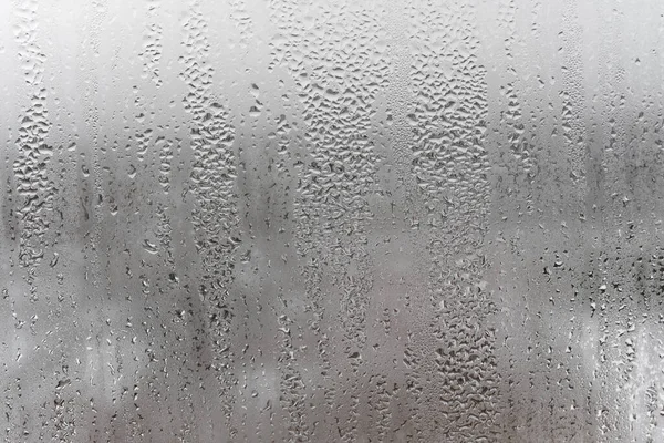 Kapající Kondenzace Kapky Vody Pozadí Dešťové Kapky Kondenzační Textura Zavřít — Stock fotografie