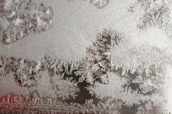 Красивый Фон Замороженном Стекле Натуральная Текстура Замерзший Зимний Абстрактный Фон — стоковое фото