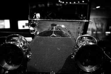 STUTTGART, GERMANY - 23, 2024 Mercedes-Benz Müzesi, Stuttgart, Almanya