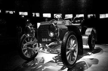 STUTTGART, GERMANY - 23, 2024 Mercedes-Benz Müzesi, Stuttgart, Almanya