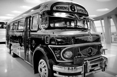 STUTTGART, GERMANY - 23, 2024 Mercedes-Benz Müzesi, Stuttgart, Almanya