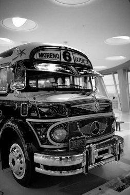 STUTTGART, GERMANY - 23, 2024 Mercedes-Benz Müzesi, Stuttgart, Almanya