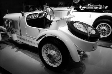 STUTTGART, GERMANY - 23, 2024 Mercedes-Benz Müzesi, Stuttgart, Almanya