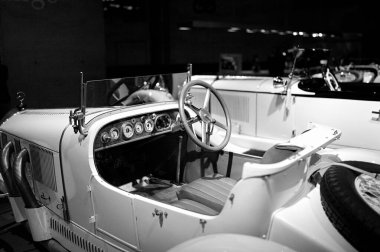 STUTTGART, GERMANY - 23, 2024 Mercedes-Benz Müzesi, Stuttgart, Almanya