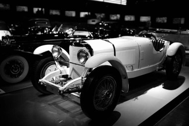 STUTTGART, GERMANY - 23, 2024 Mercedes-Benz Müzesi, Stuttgart, Almanya