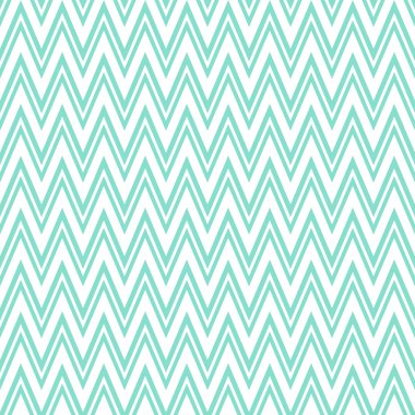 Beyaz ve aqua modern chevron desen, sorunsuz doku arka plan