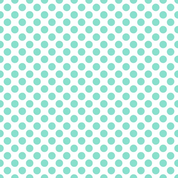 Aqua & white polka dot pattern, seamless texture background — Stock ...