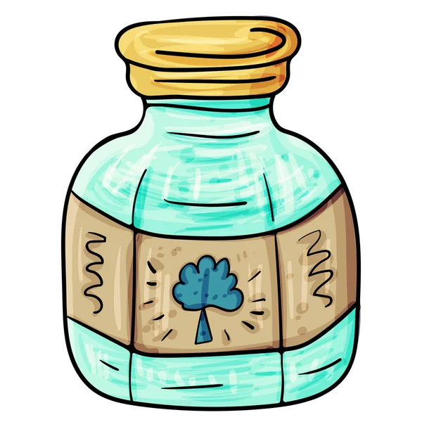 Jar Isolado Vector Clip Arte Ilustração — Vetor de Stock