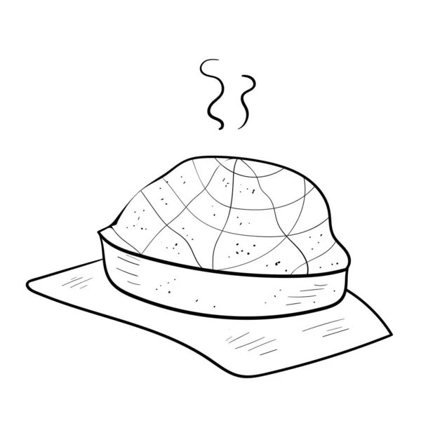 Tradicional Inglês Pie Pastries Sobremesa Vector Clip Ilustração Arte — Vetor de Stock