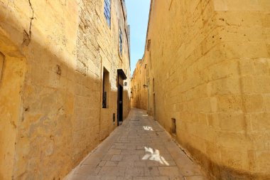 Mdina, Malta 'da Triq Inguanez (Inguanez Caddesi)