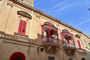 Mdina, Malta 'da Triq Villegaignon (Villegaignon Caddesi)