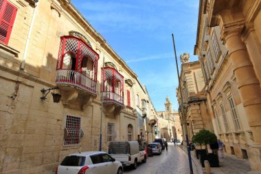 Mdina, Malta 'da Triq Villegaignon (Villegaignon Caddesi)