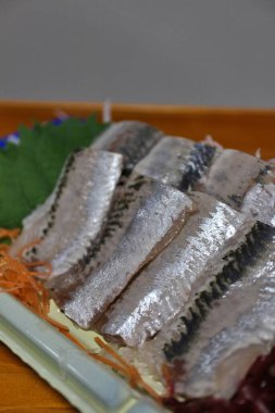 Japonya, Tokyo 'da bir süpermarketten sardalya balığı satın alınmış.