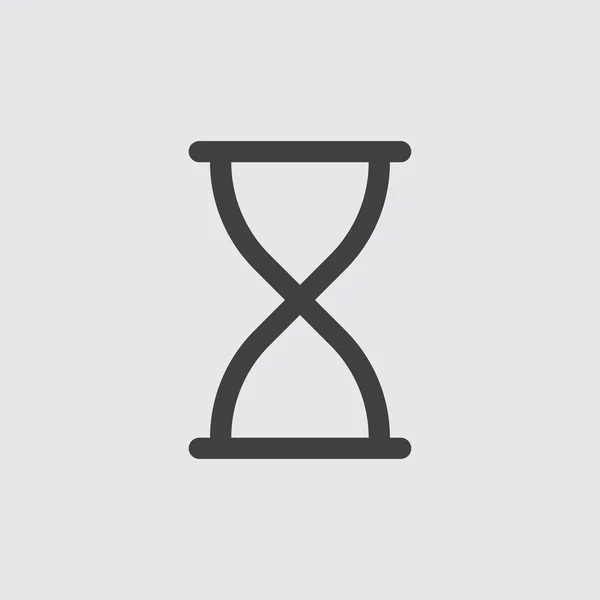 Timglas ikonen isolerade — Stock vektor