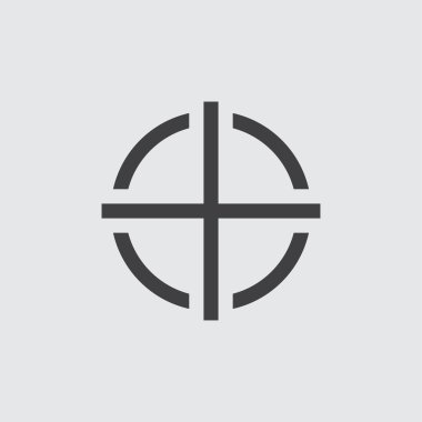 Artı simgesi, beyaz arka plan illüstrasyon izole