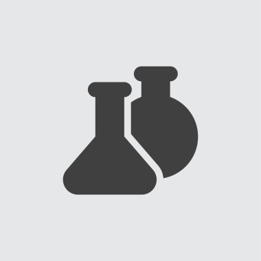 Beyaz arka plan illüstrasyon izole tüp simgesi